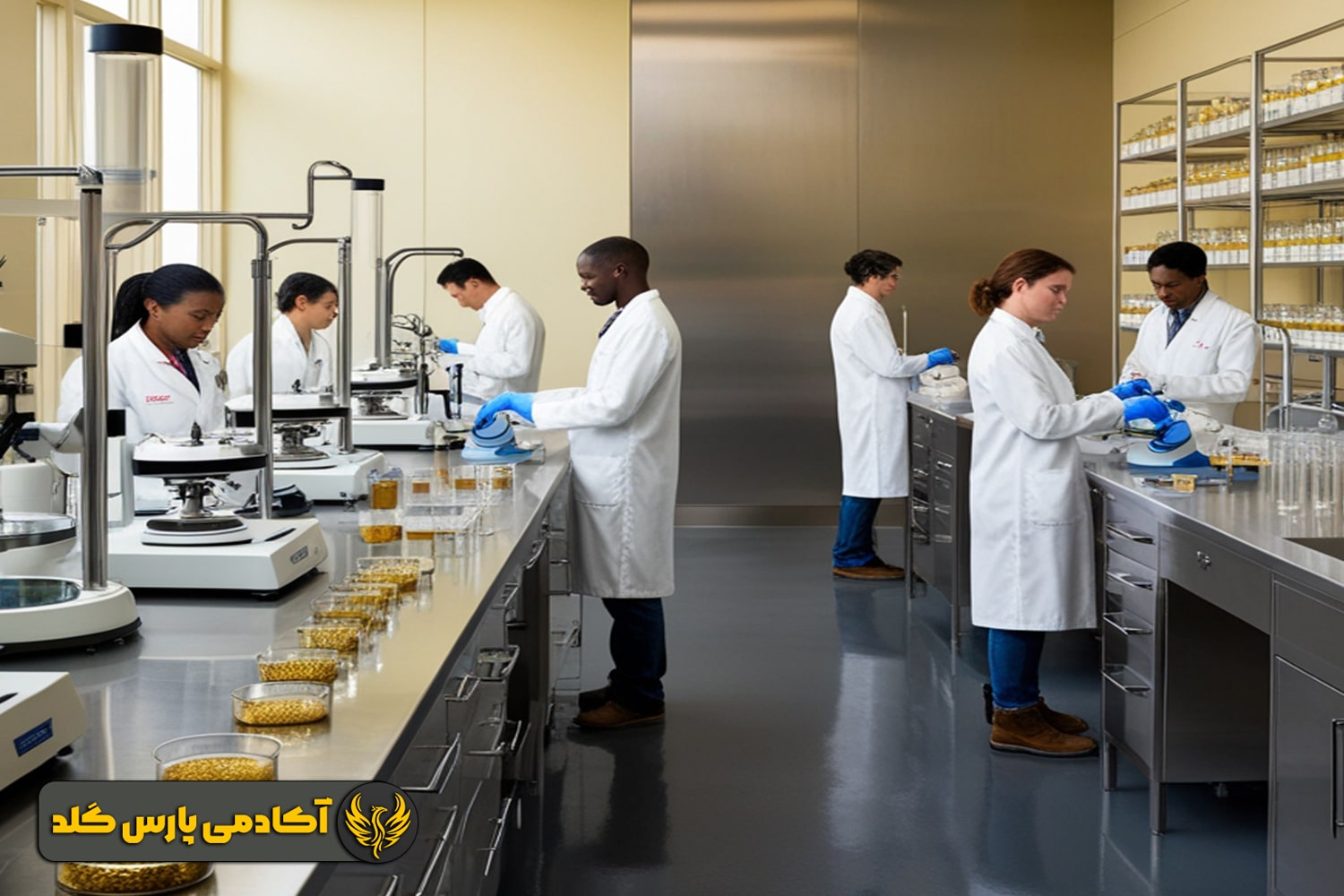 نحوه ری گیری طلا در آزمایشگاه