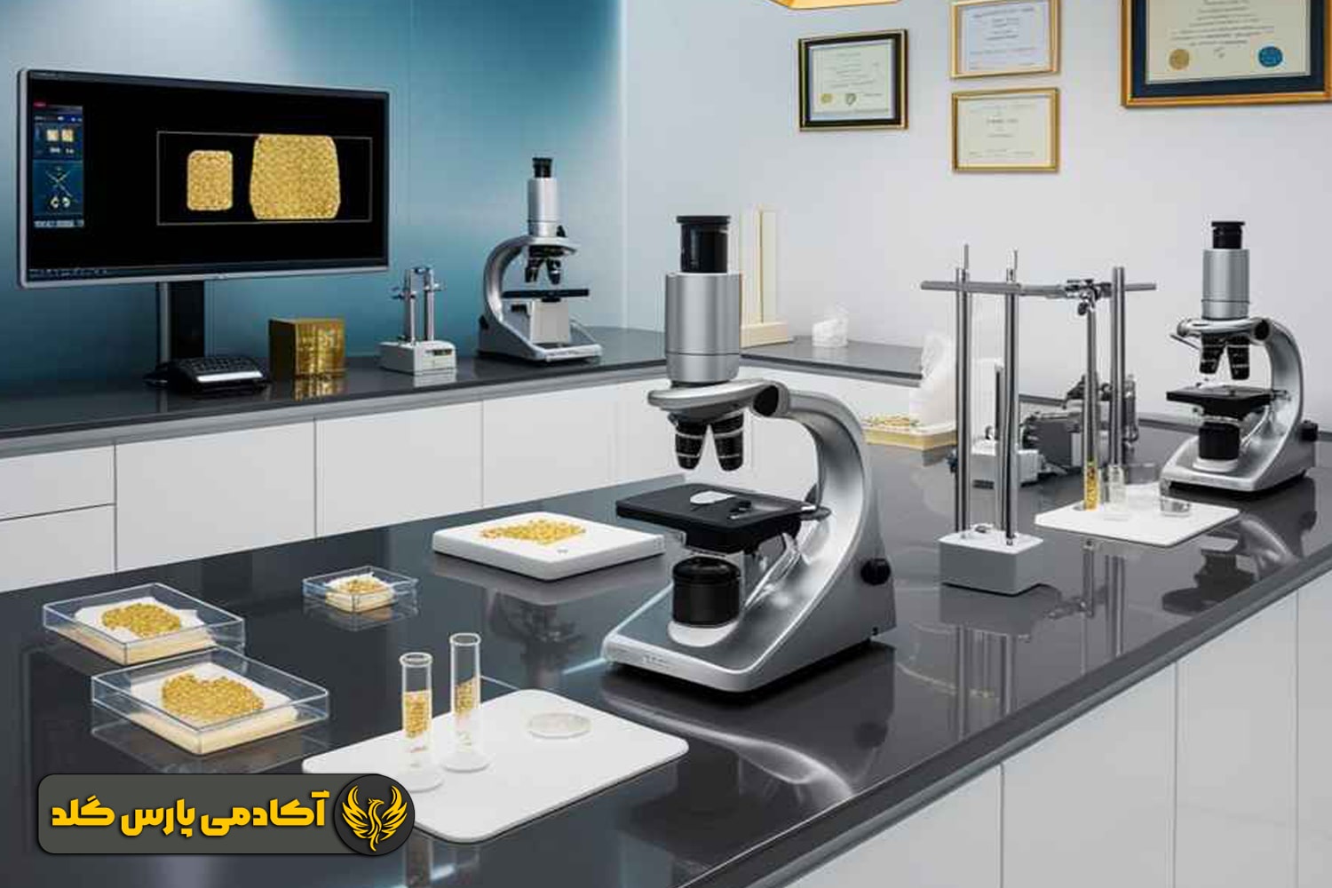 مراحل ری گیری طلا در آزمایشگاه