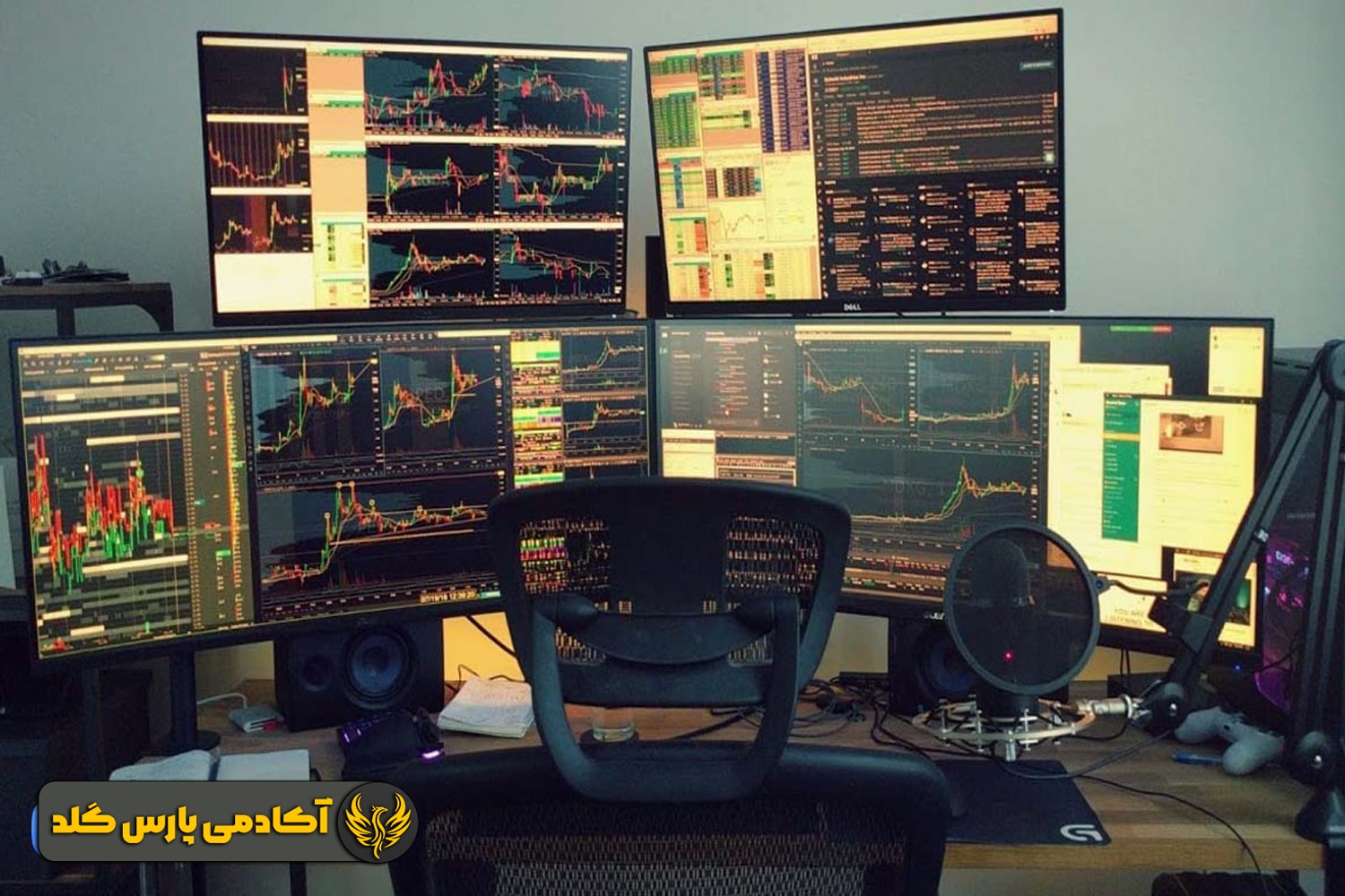 ویژگی های اتاق معاملاتی طلا