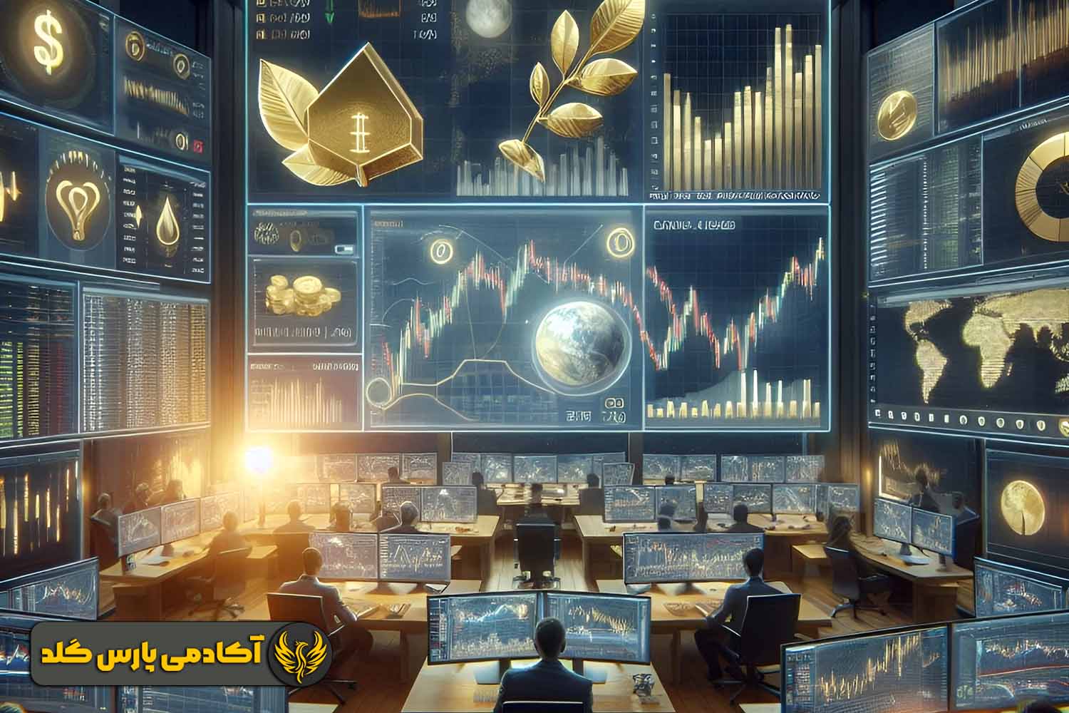 سرمایهگذاری در اتاقهای معاملاتی طلا
