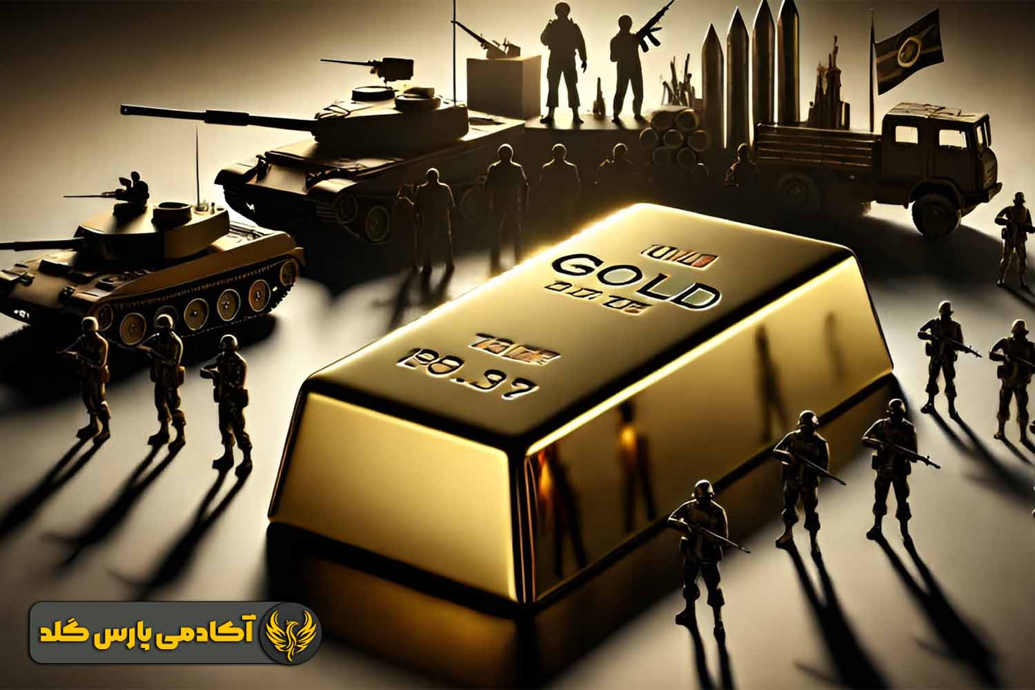 بررسی تاثیر جنگ بر قیمت طلا در کوتاهمدت و بلندمدت