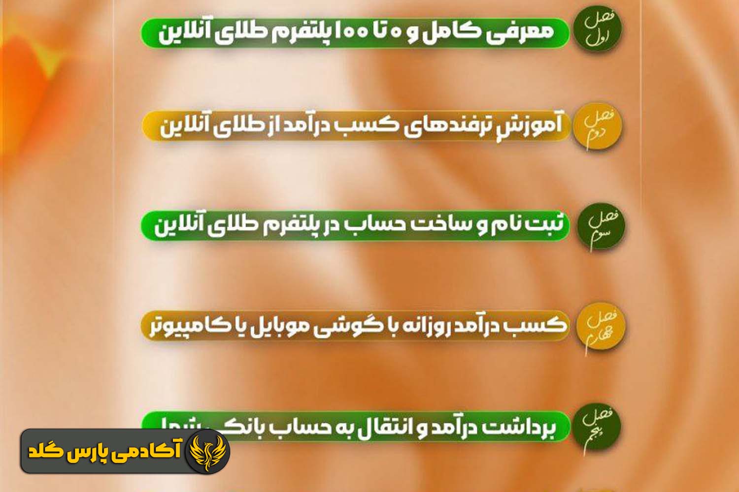 مبانی قابل ارائه در دوره طلای آبشده